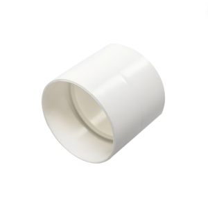 Cople PVC - 3" Blanco