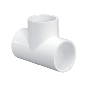 Tee PVC - 6" Blanco