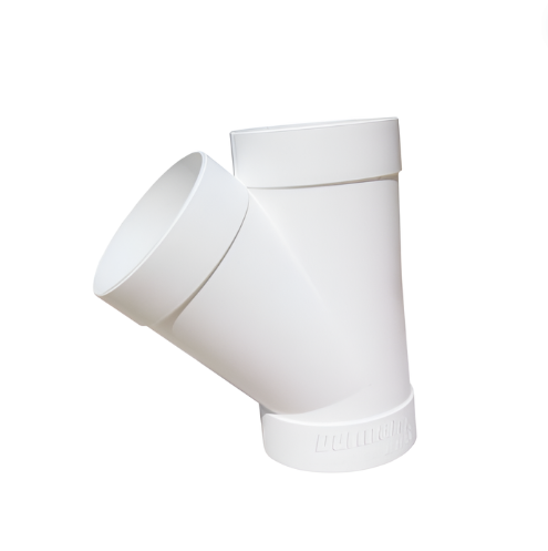 Yee PVC - 4" Blanco