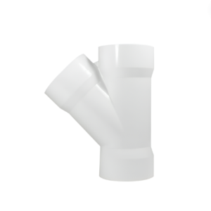 Yee PVC - 6" Blanco